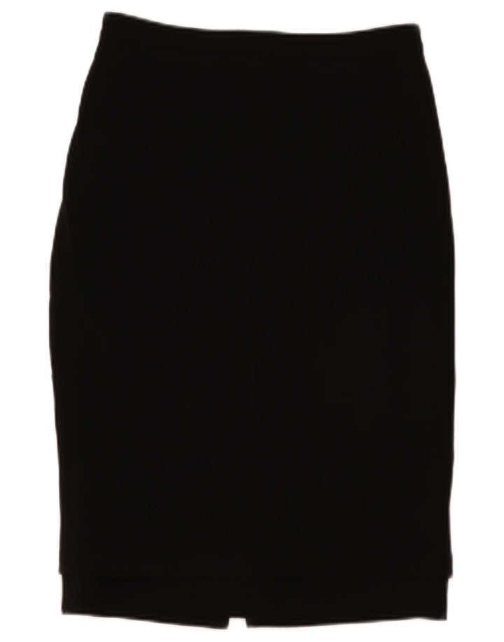 Saia lápis feminina vintage IT 44 médio W30 preta