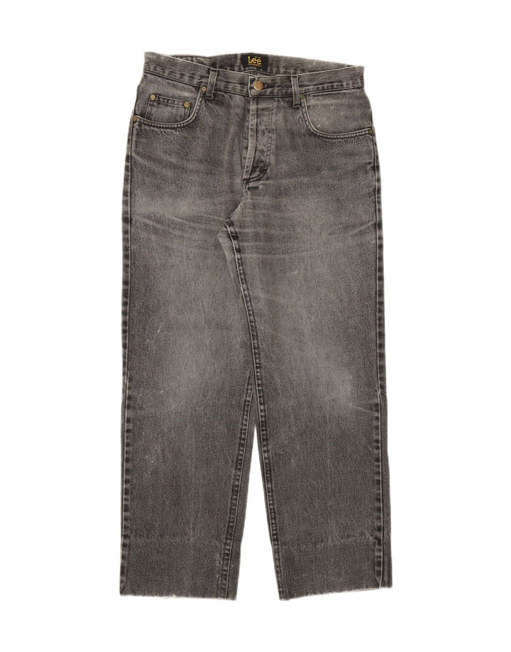 LEE Mens Riders Straight Jeans W32 L27 Black Cotton Vintage Lee and Second-Hand Lee from Messina Hembry 