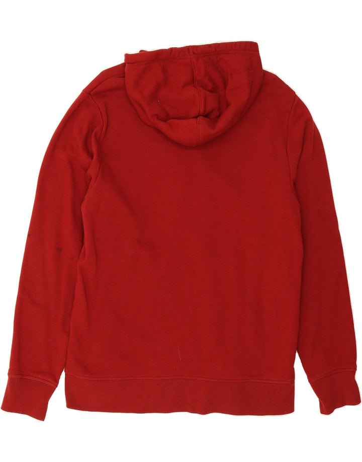 REEBOK Mens Graphic Hoodie Jumper Large Red Cotton Vintage Reebok and Second-Hand Reebok from Messina Hembry 