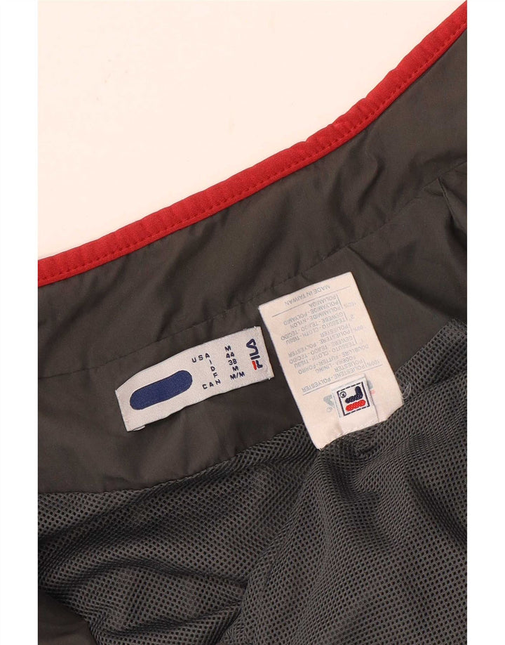 Fila Mens Tracksuit Top Jacket Poliéster Cinzento Médio