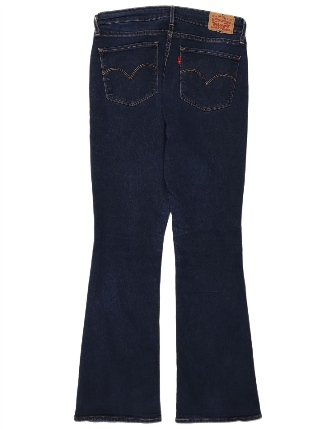 Calça jeans feminina Levi's 720 High Rise Bootcut W30 L30 azul marinho algodão