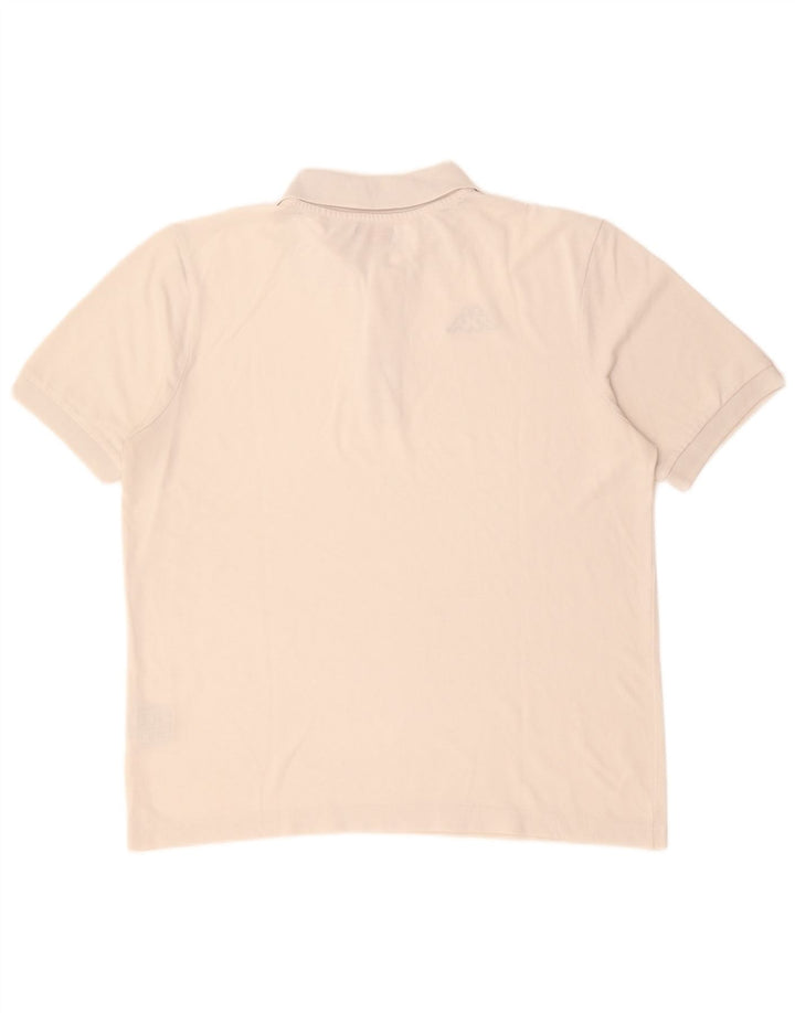 Camisa polo masculina Kappa médio algodão branco