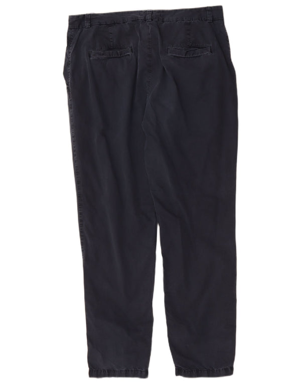 Calça Chino Cônica Feminina Marks & Spencer Reino Unido 14 Grande W34 L29 Azul Marinho