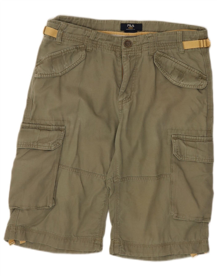 Fila Mens Cargo Shorts W34 Grande Caqui