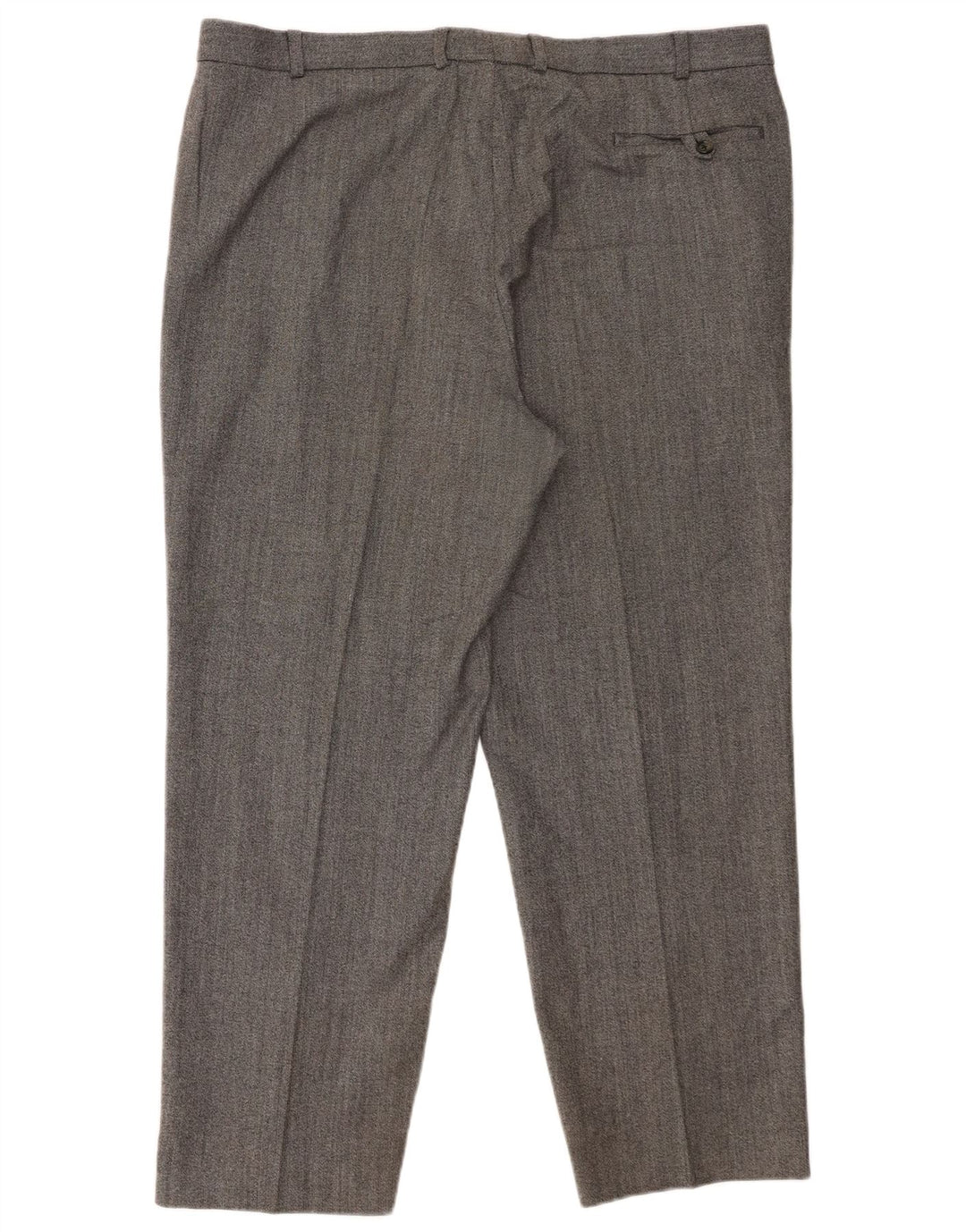 Calça masculina Marks & Spencer St. Michael Straight Suit W40 L29 Lã Cinza