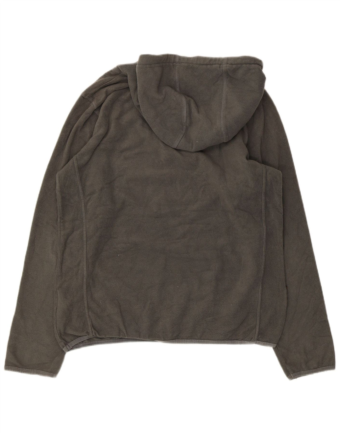 Mountain Warehouse Womens Hooded Fleece Jumper Reino Unido 14 Grande Poliéster Cinzento