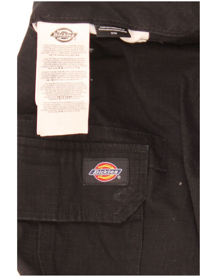 Calças Dickies Mens Slim Cargo W32 L30 Poliéster Preto
