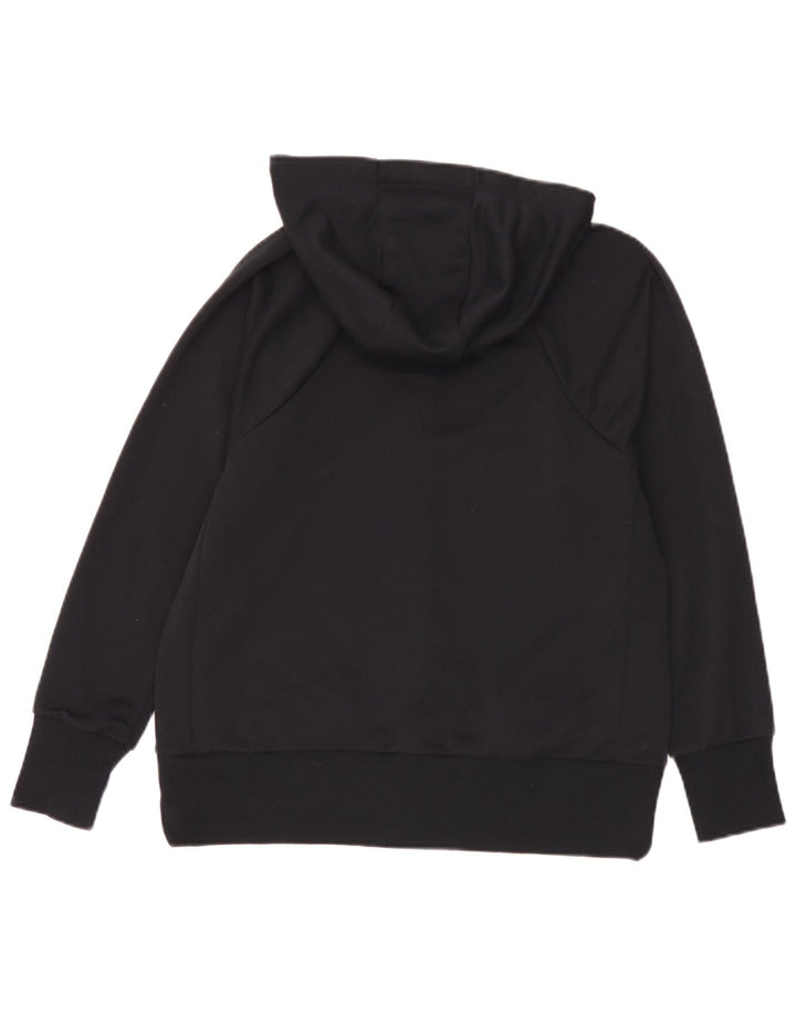 Suéter Nike Masculino Dri Fit Zip com Capuz Pequeno Preto