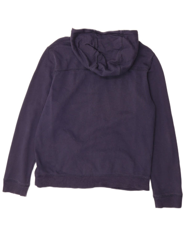 Suéter masculino Timberland Regular Fit Zip com capuz XL azul marinho algodão