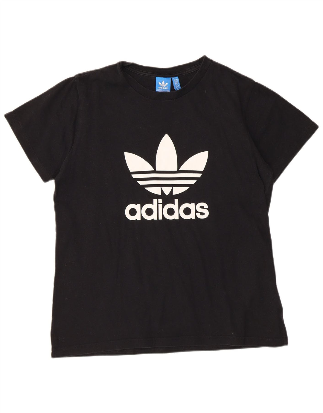 ADIDAS Mens Graphic T-Shirt Top Médio Algodão Preto