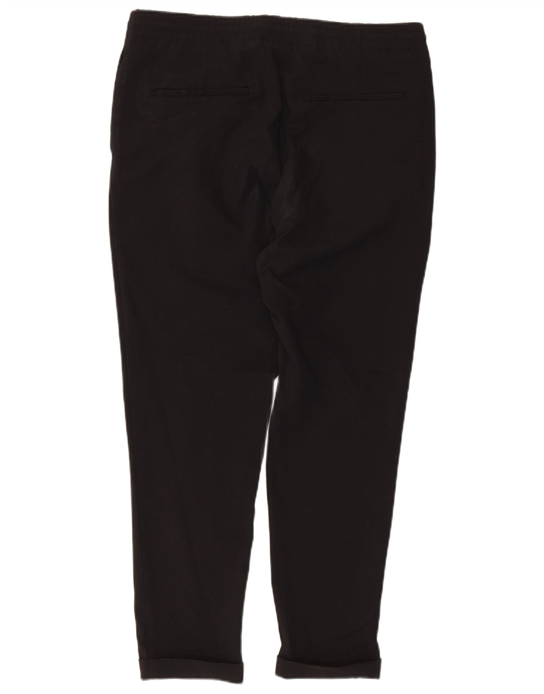 Zara Calça feminina casual slim média W32 L26 preta
