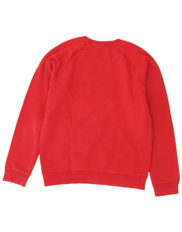 Lacoste moletom gráfico masculino tamanho 4 médio algodão vermelho