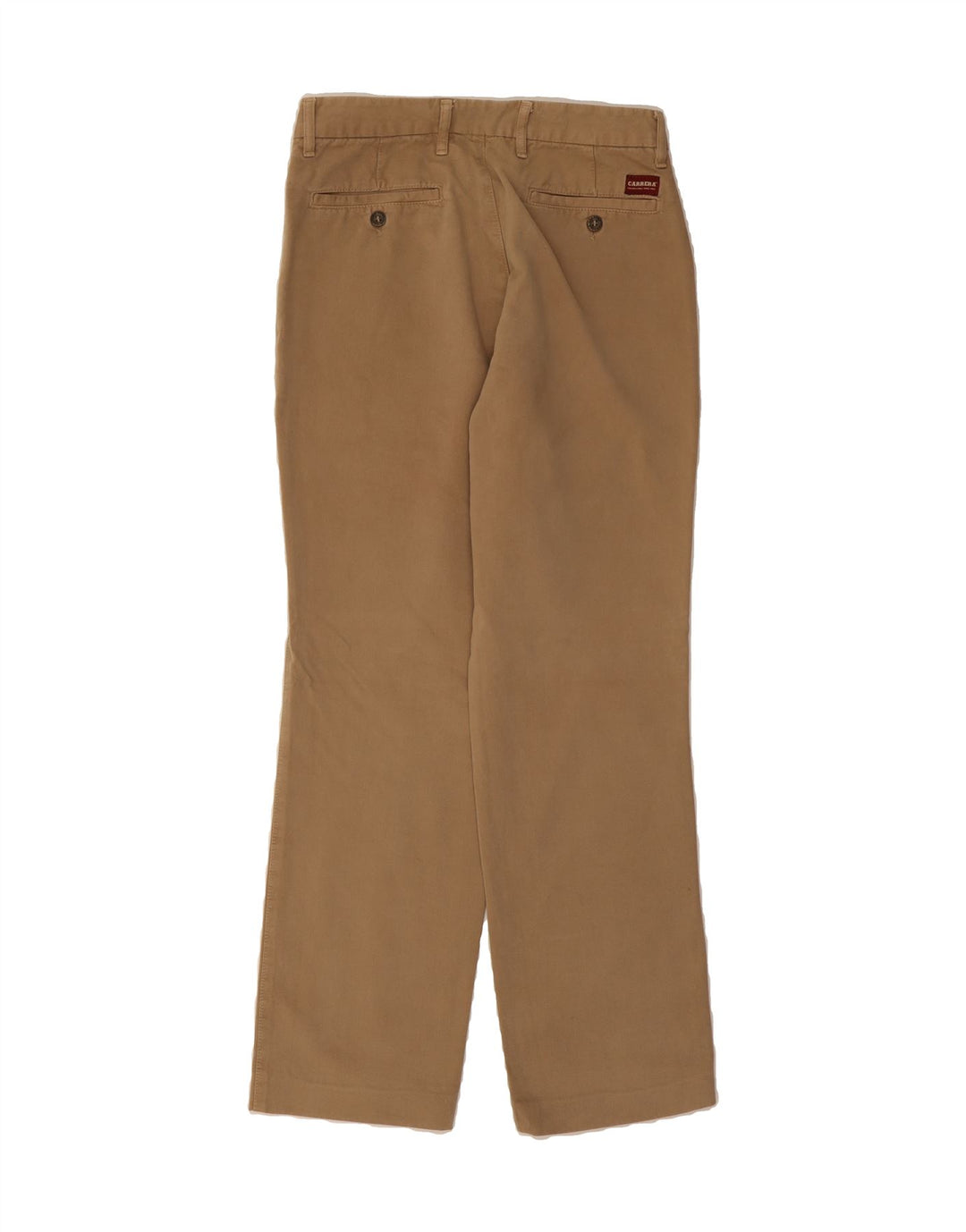 CARRERA Mens Straight Chino Trousers IT 48 Medium W30 L30 Beige Cotton Vintage Carrera and Second-Hand Carrera from Messina Hembry 