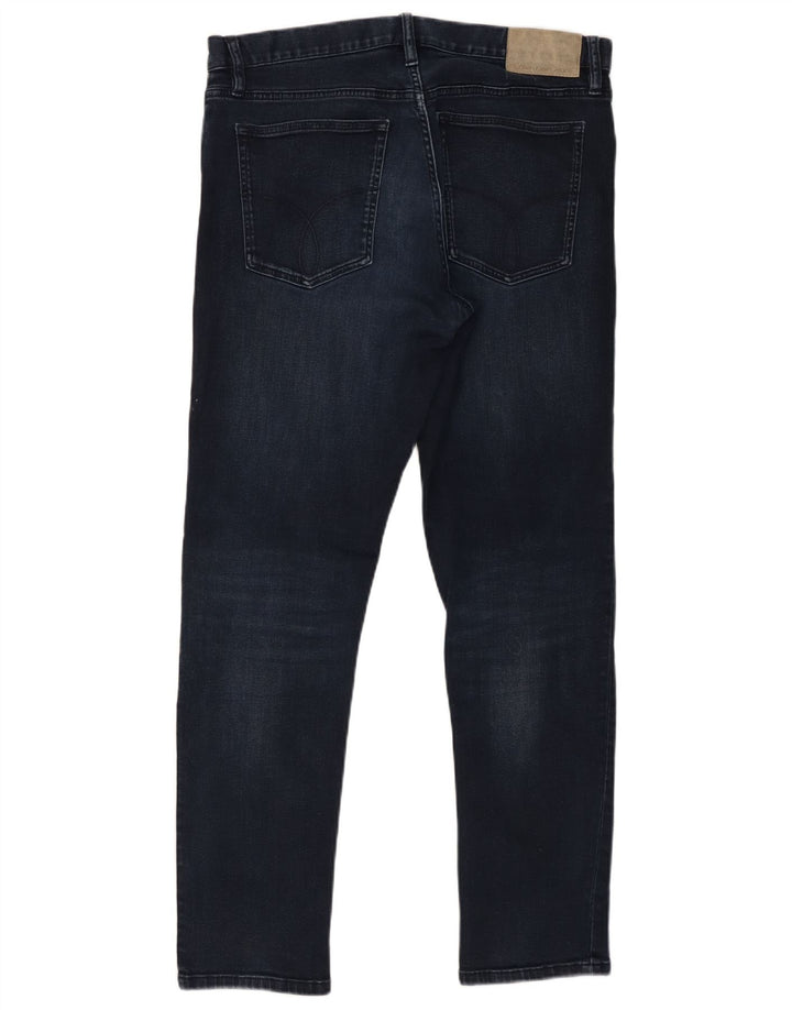 Calvin Klein Mens Jeans Slim W34 L32 Azul Marinho