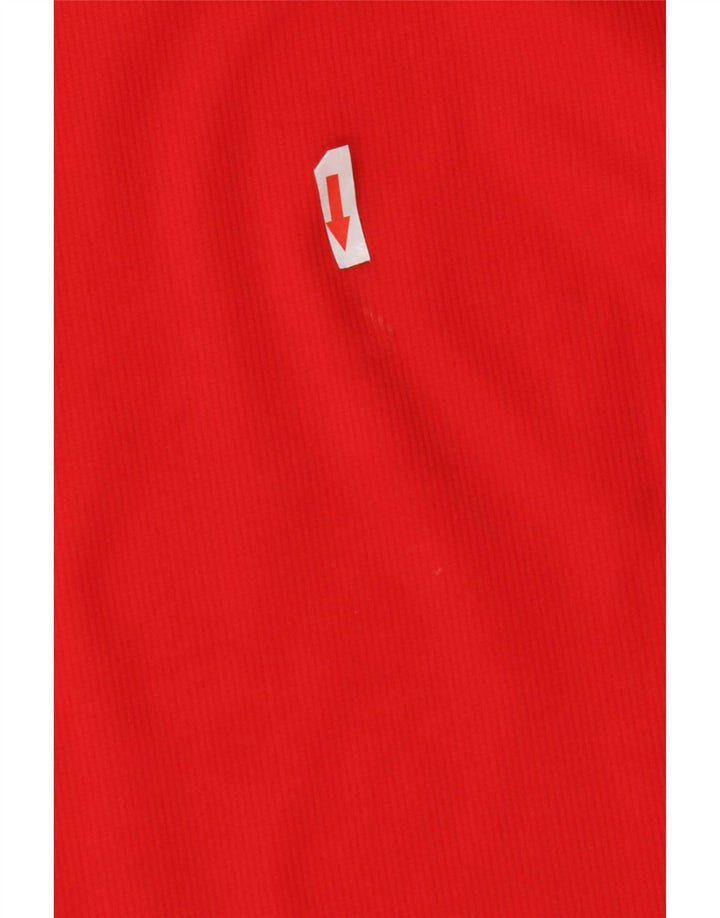 Camisa pólo gráfica masculina Hummel 2XL poliéster colorblock vermelho