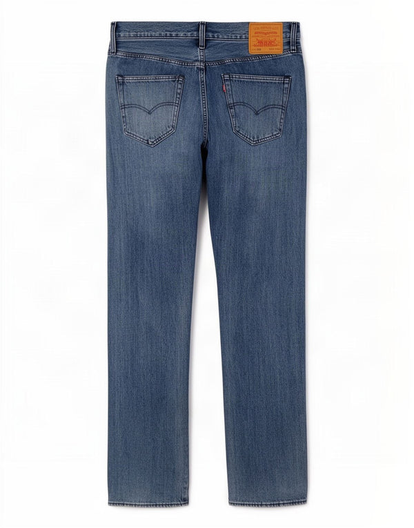 Levi's Masculino 501 Straight Jeans W34 L32 Azul Algodão