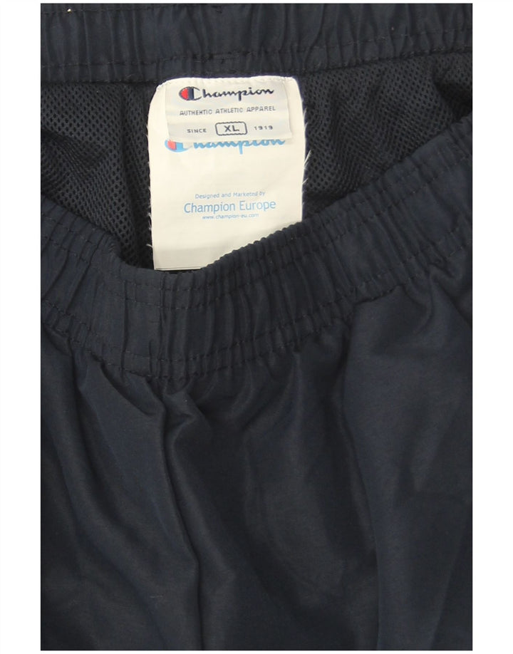 Calça de treino masculina Champion XL azul marinho poliéster
