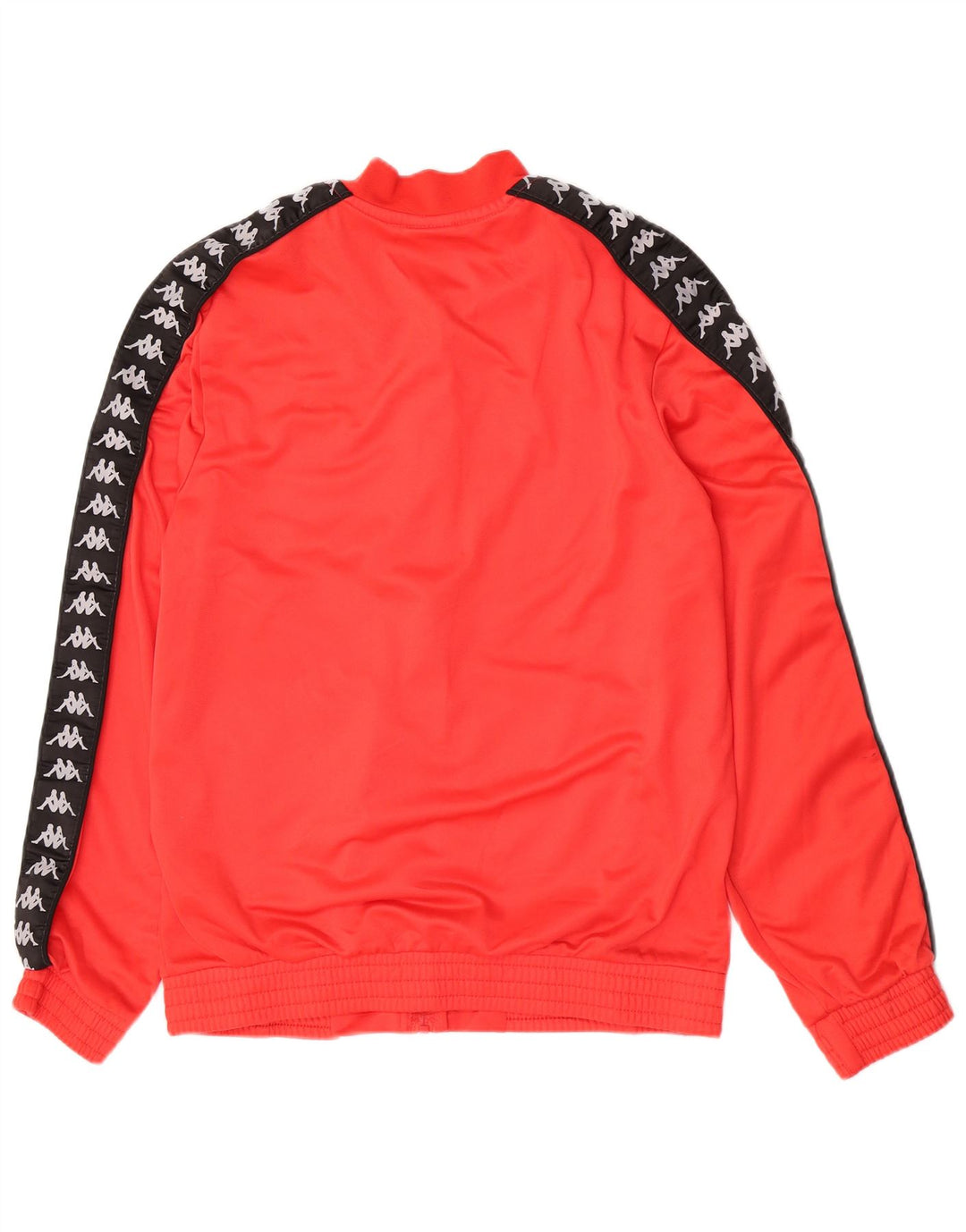 Kappa Mens Graphic Tracksuit Top Jacket Médio Vermelho Colorblock Poliéster