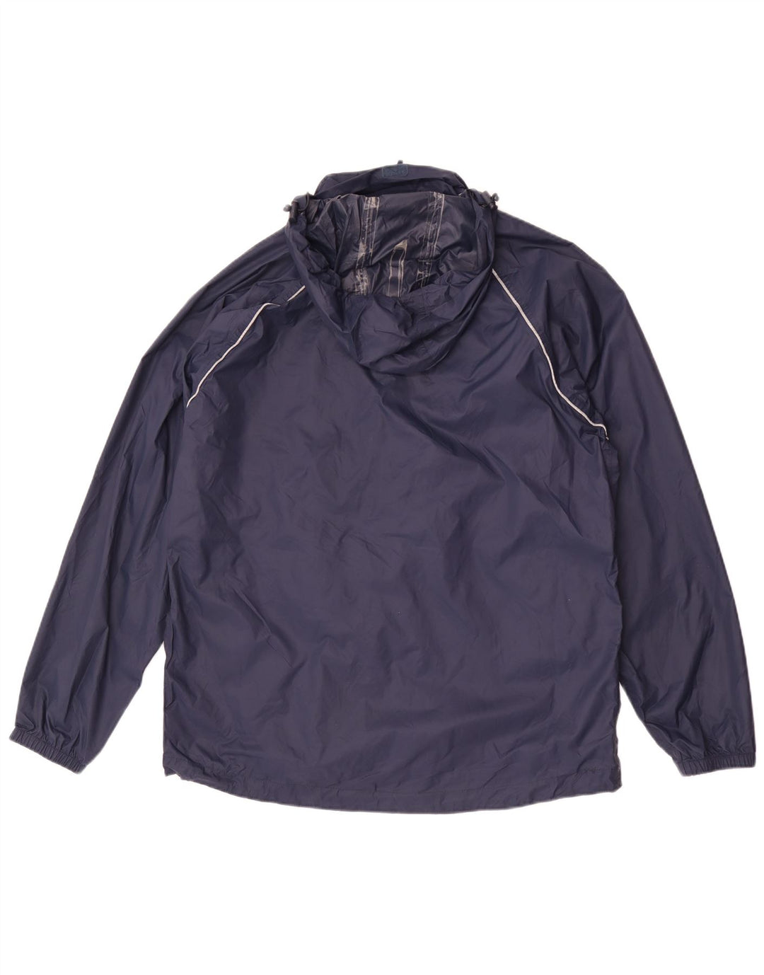 Jaqueta de chuva masculina com capuz Mountain Warehouse Reino Unido 38 nylon azul marinho médio