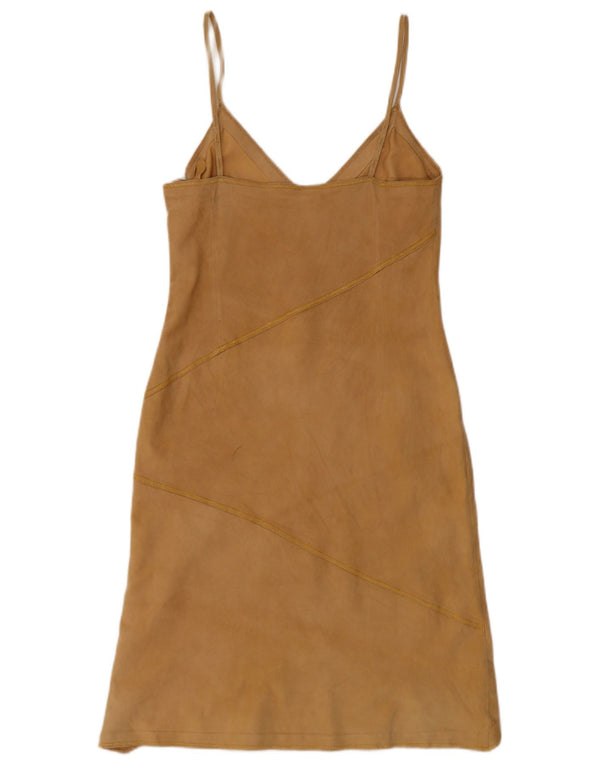 Vestido deslizante de camurça feminino Evolution IT 42 bege médio