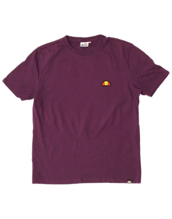 Camiseta masculina Ellesse Top médio algodão roxo
