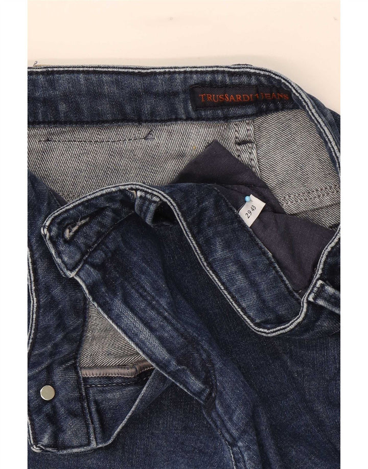 Jeans skinny feminino Trussardi W29 L28 azul marinho
