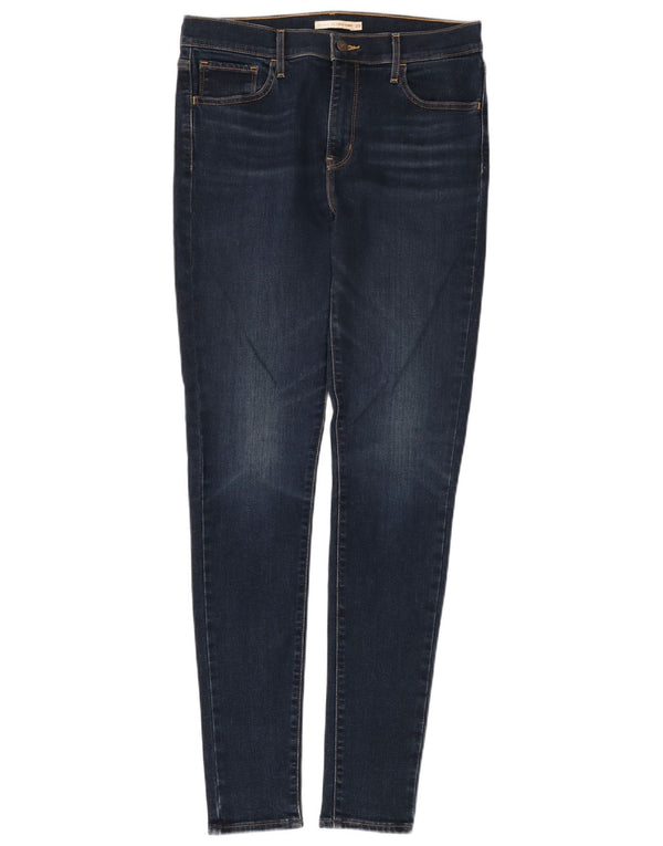 Calça jeans feminina Levi's 720 High Rise Super Skinny W29 L32 azul marinho algodão