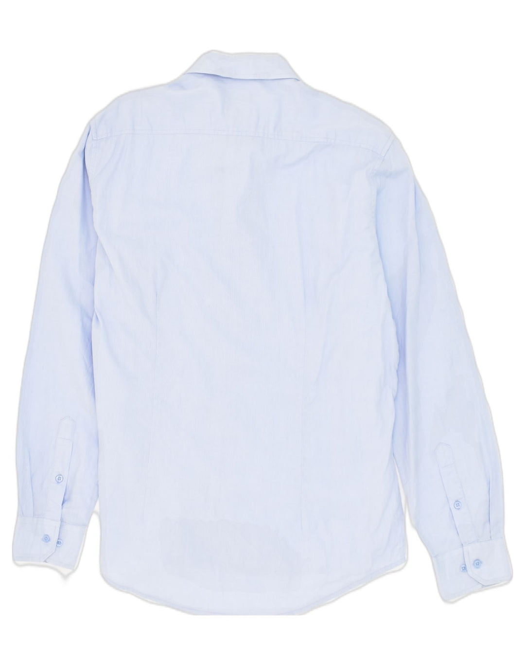 DACK'S Mens Slim Fit Shirt XL Blue Cotton Vintage Dack's and Second-Hand Dack's from Messina Hembry 
