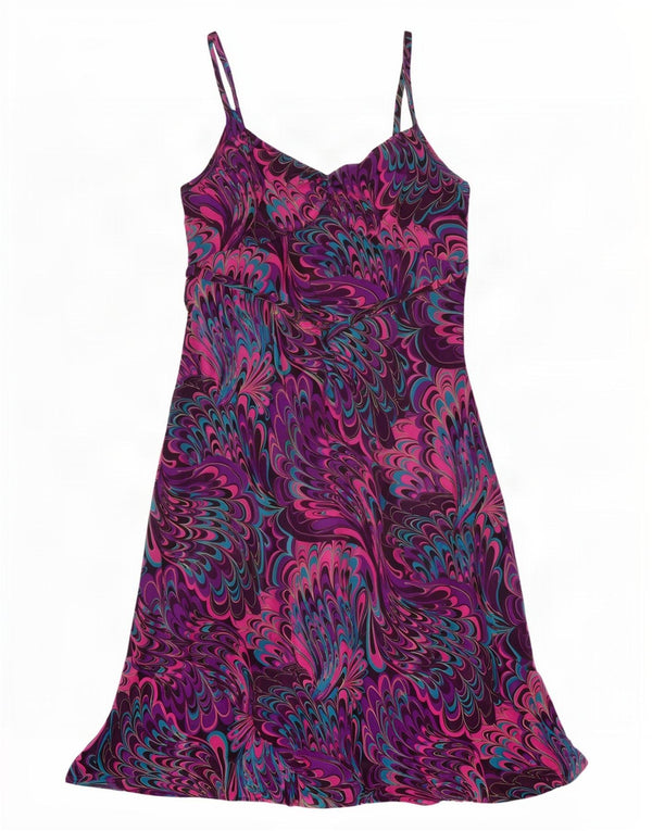 Vestido feminino Joanna Hope com padrão abstrato e deslizante Reino Unido 16 grande multicolorido