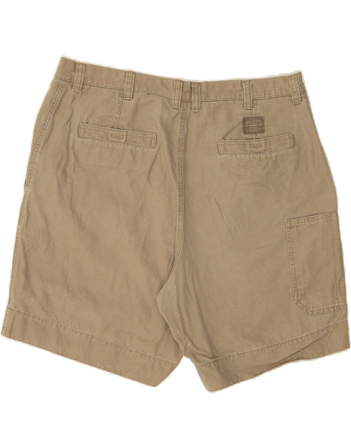 COLUMBIA Mens Chino Shorts W38 XL Beige Cotton Vintage Columbia and Second-Hand Columbia from Messina Hembry 