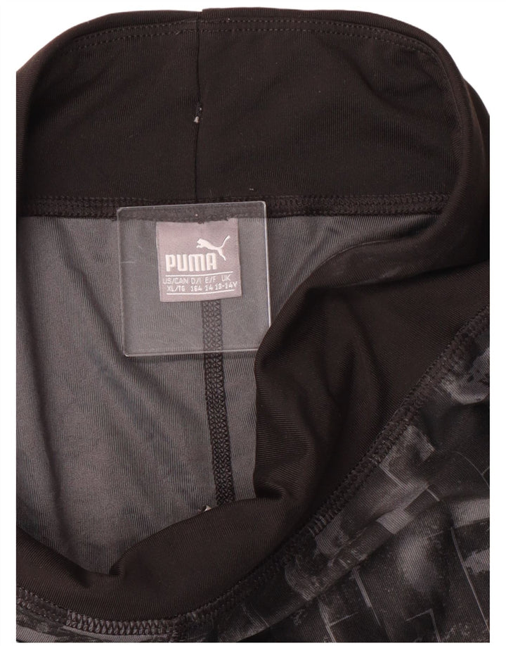 Leggings Puma Menina 13-14 Anos Preto Geométrico