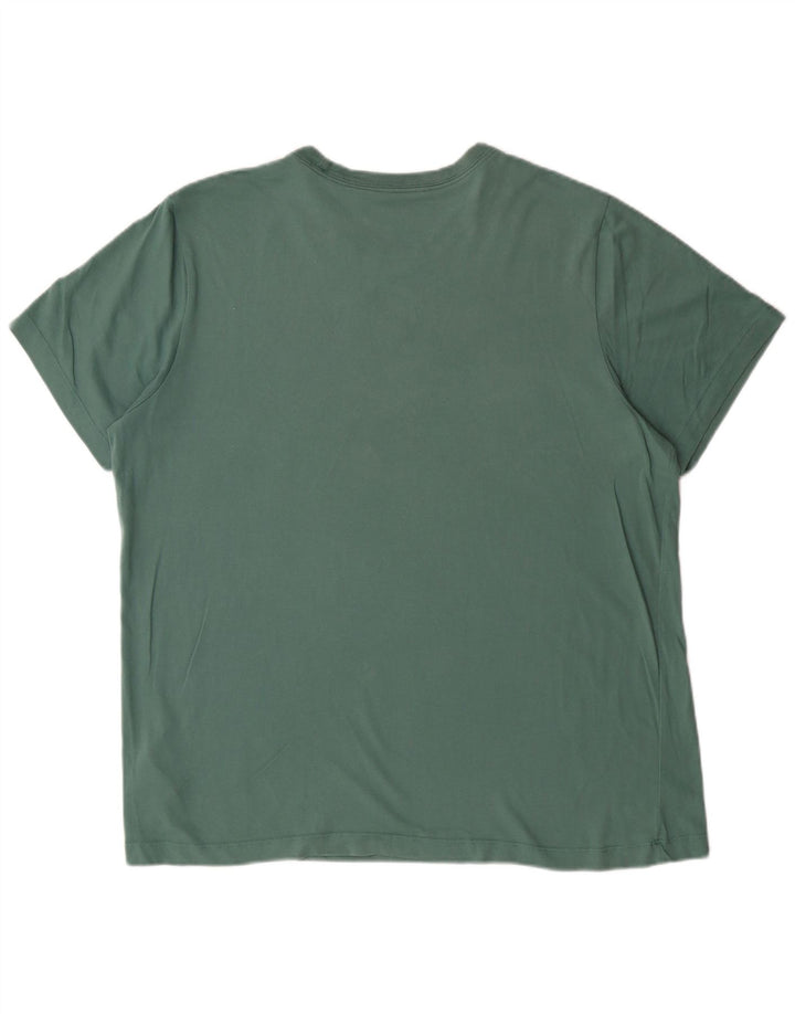 Camiseta Nike masculina gráfica Top XL algodão verde
