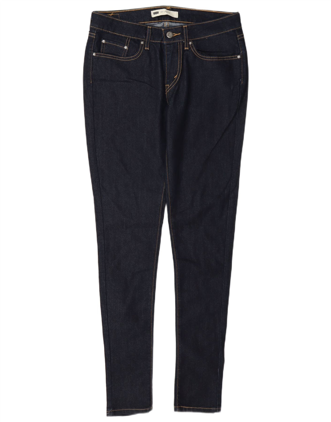 Calça jeans feminina Levi's 535 W30 L32 azul marinho algodão