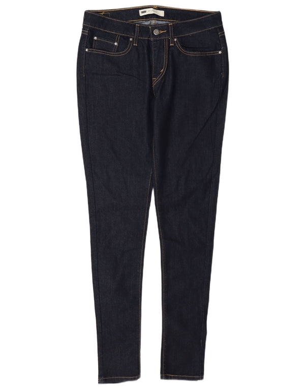 Calça jeans feminina Levi's 535 W30 L32 azul marinho algodão