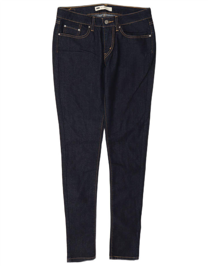 Calça jeans feminina Levi's 535 W30 L32 azul marinho algodão