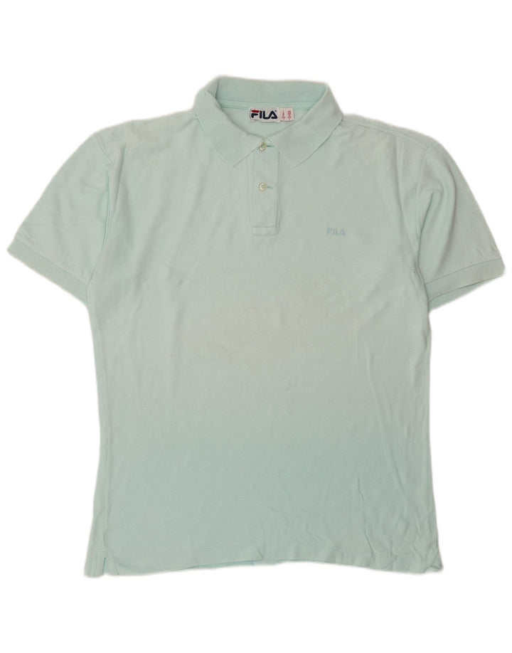 Camisa polo masculina FILA IT 48 azul médio