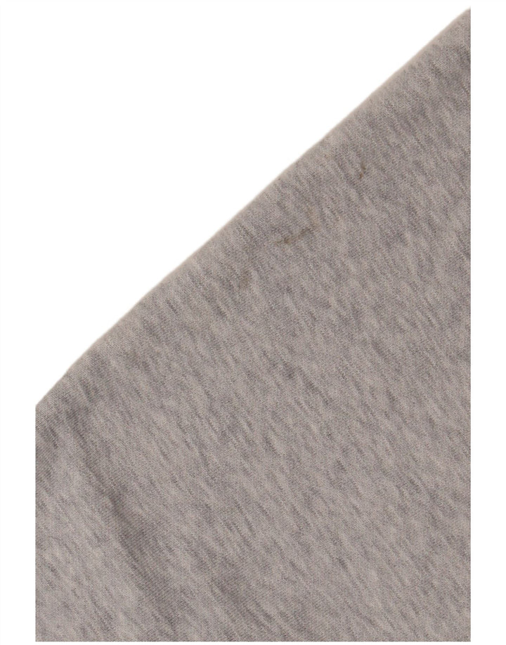 Puma moletom masculino jumper grande algodão manchado cinza