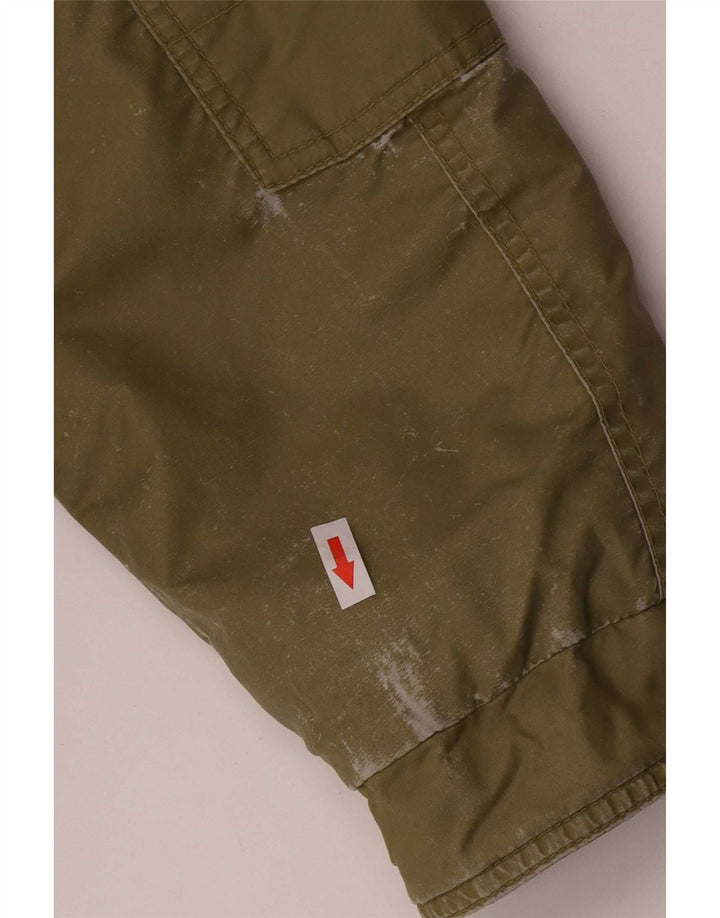 Jaqueta Bomber Diesel Boys Graphic com Capuz 13-14 Anos XL Cáqui Poliamida