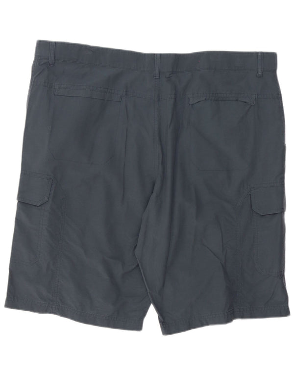 Shorts cargo masculino Marks & Spencer W42 2XL algodão cinza