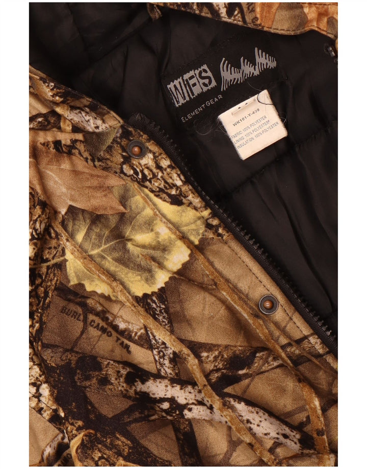 Jaqueta bomber WFS Element Gear Boys 11-12 anos MedIum Khaki camuflagem