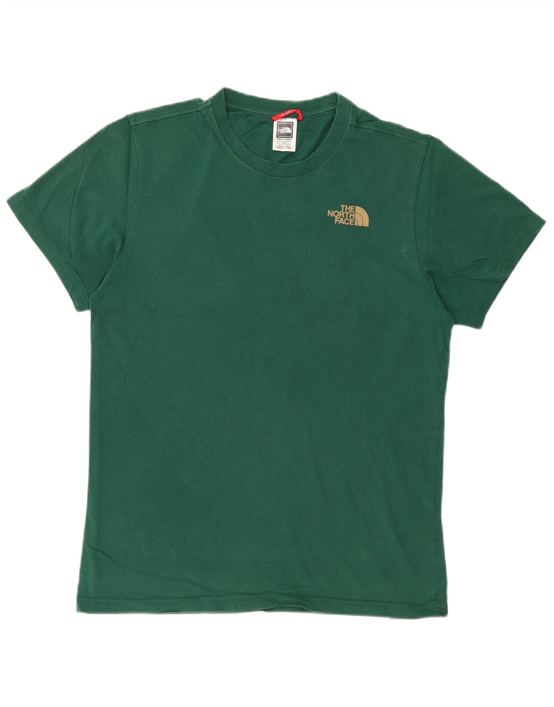 Camiseta gráfica masculina THE NORTH FACE top pequeno verde