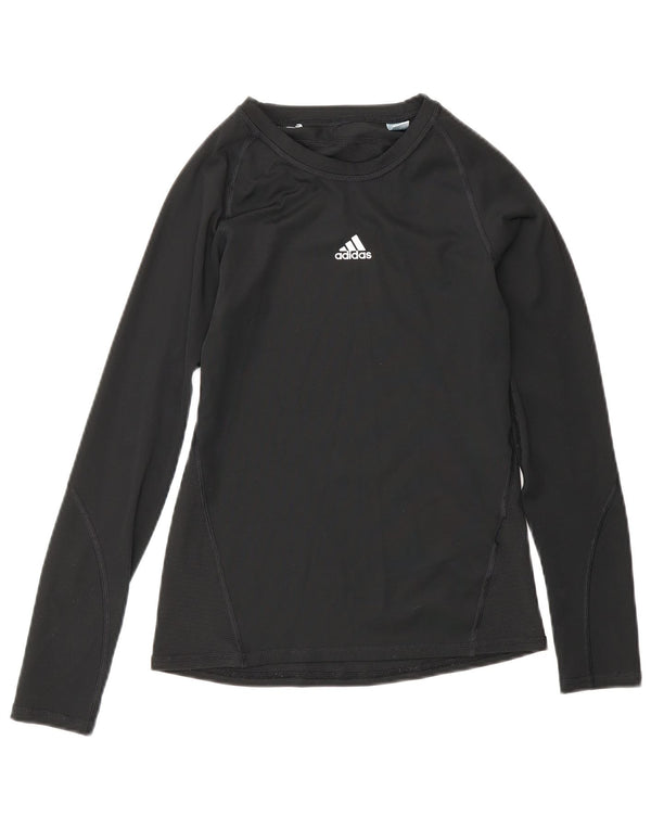 Top Adidas Menino Aeroready manga comprida 11-12 anos preto