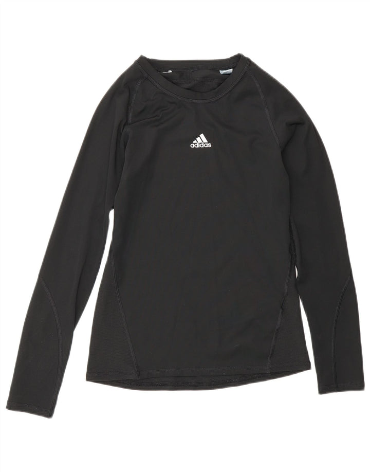 Top Adidas Menino Aeroready manga comprida 11-12 anos preto