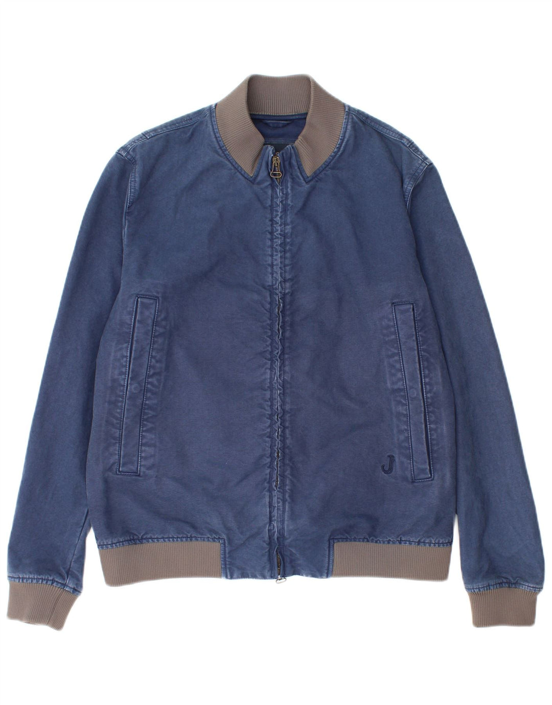 Jaqueta jeans masculina Jeckerson Reino Unido 40 grande algodão azul marinho
