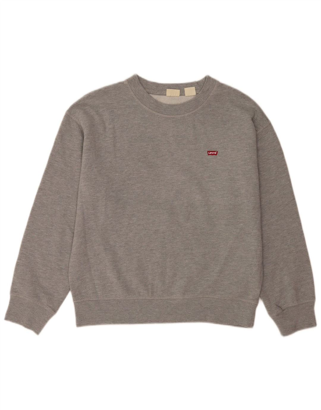 Levi's Moletom Masculino Jumper Médio Cinza Algodão