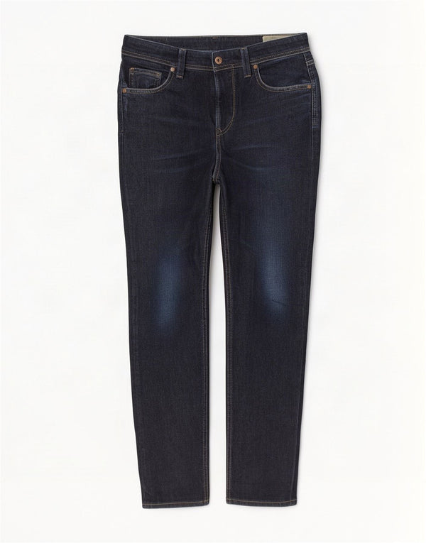 Diesel Mens Larkee-Beex Regular Tapered Jeans W32 L32 Azul Marinho Algodão