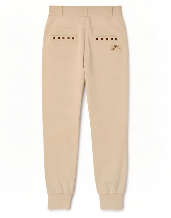 Nike Womens Joggers Chino Calças UK 4/6 XS W26 L30 Algodão Branco