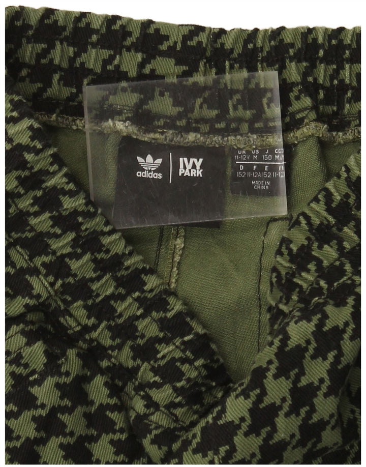 ADIDAS Meninas Ivy Park Calças Casuais 11-12 Anos W24 L25 Verde