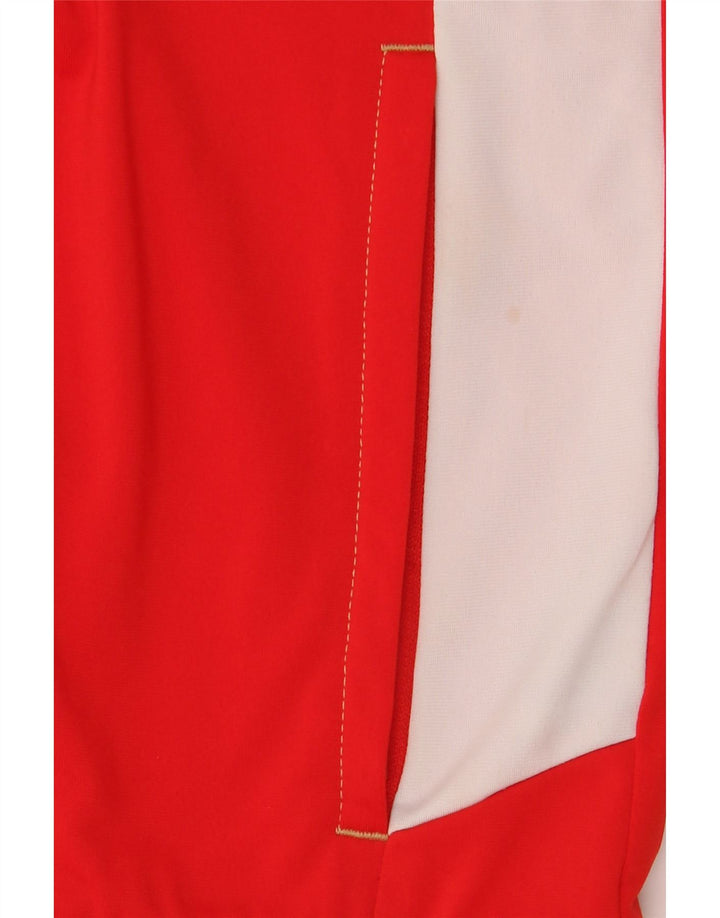 Jaqueta Puma Boys Graphic Tracksuit Top 13-14 Anos Vermelho Colorblock