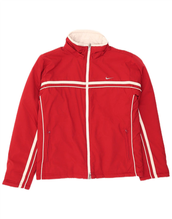 Jaqueta Nike Feminina Reversível UK 8/10 Pequena Poliéster Vermelho